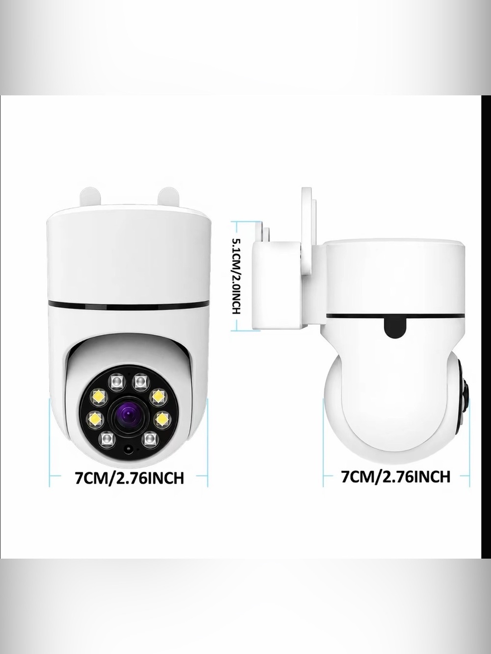 Home Security Camera Indoor WiFi Camera with Night Vision